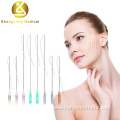 High quality collagen disposable pdo thread lift 19g 100mm 3d cog blunt cannula remove neck folds cog thread lifting pdo 4d cog